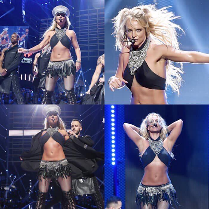 Britney Spears 7 Hours Ago, Performing At The IHRF 2016