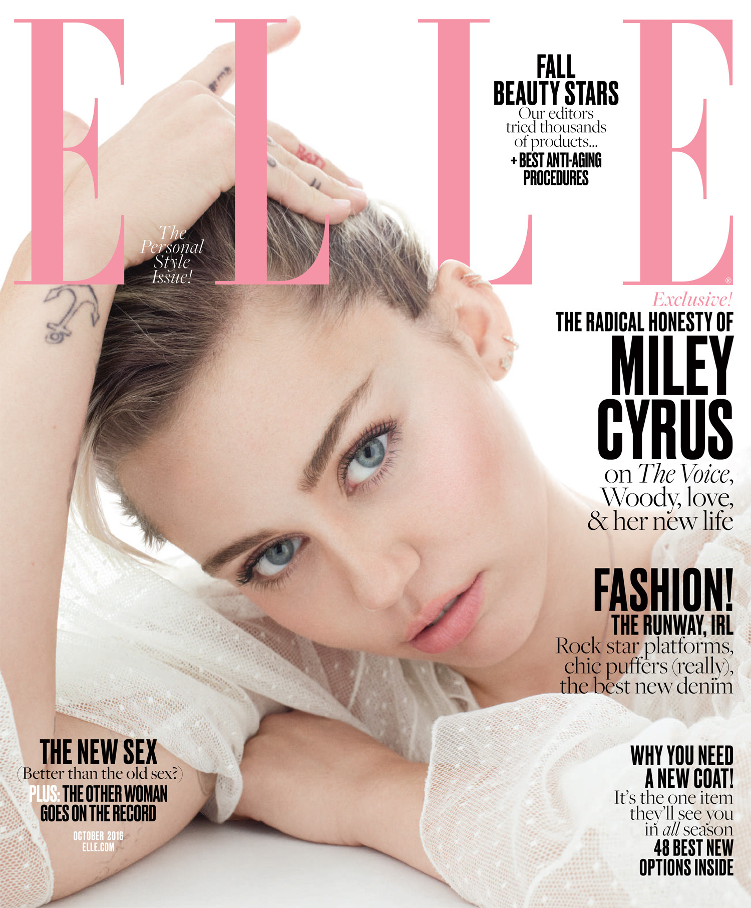Miley Cyrus Elle Magazine