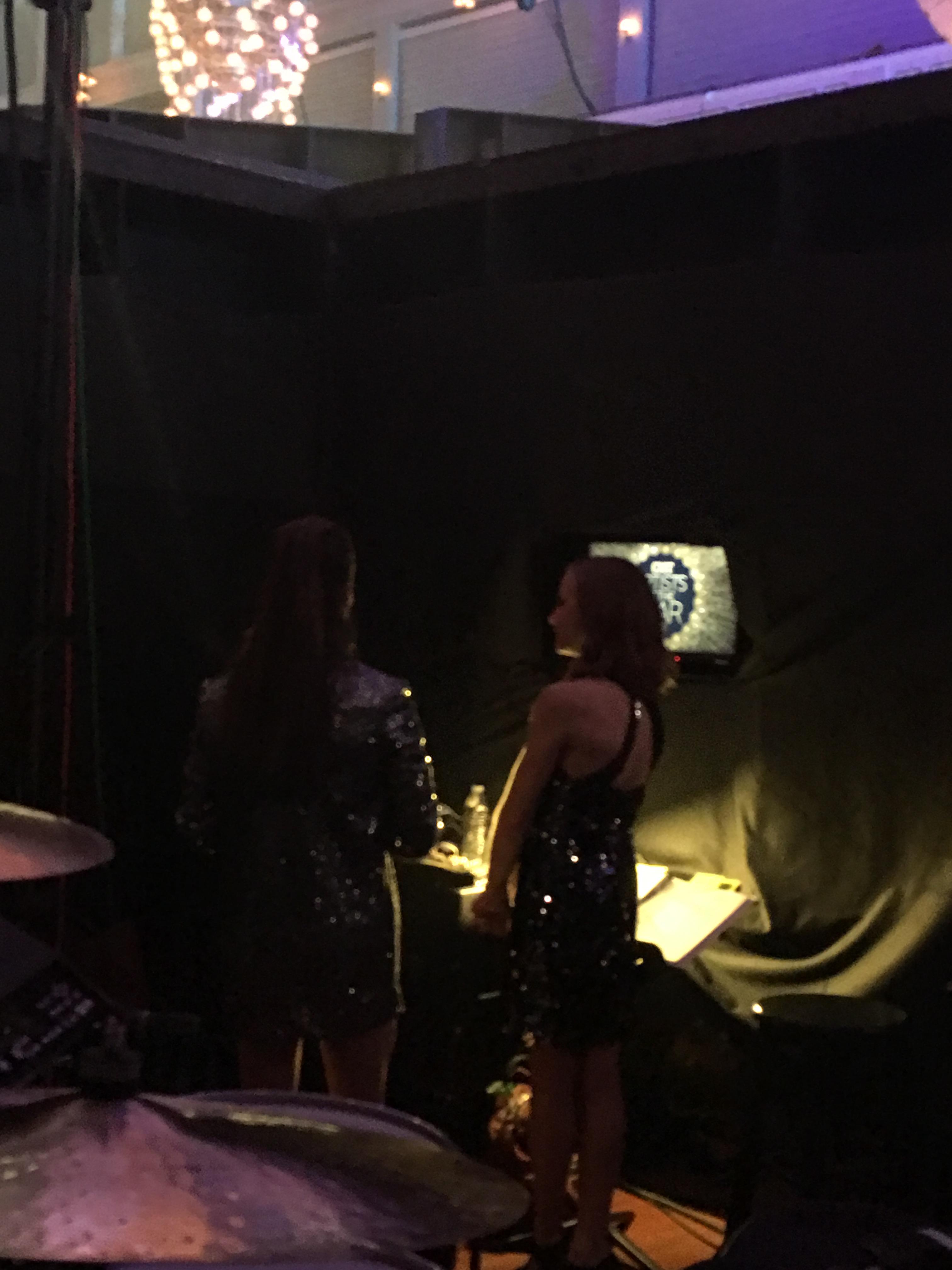 Aly Raisman & Madison Kocian Backstage At Award Show