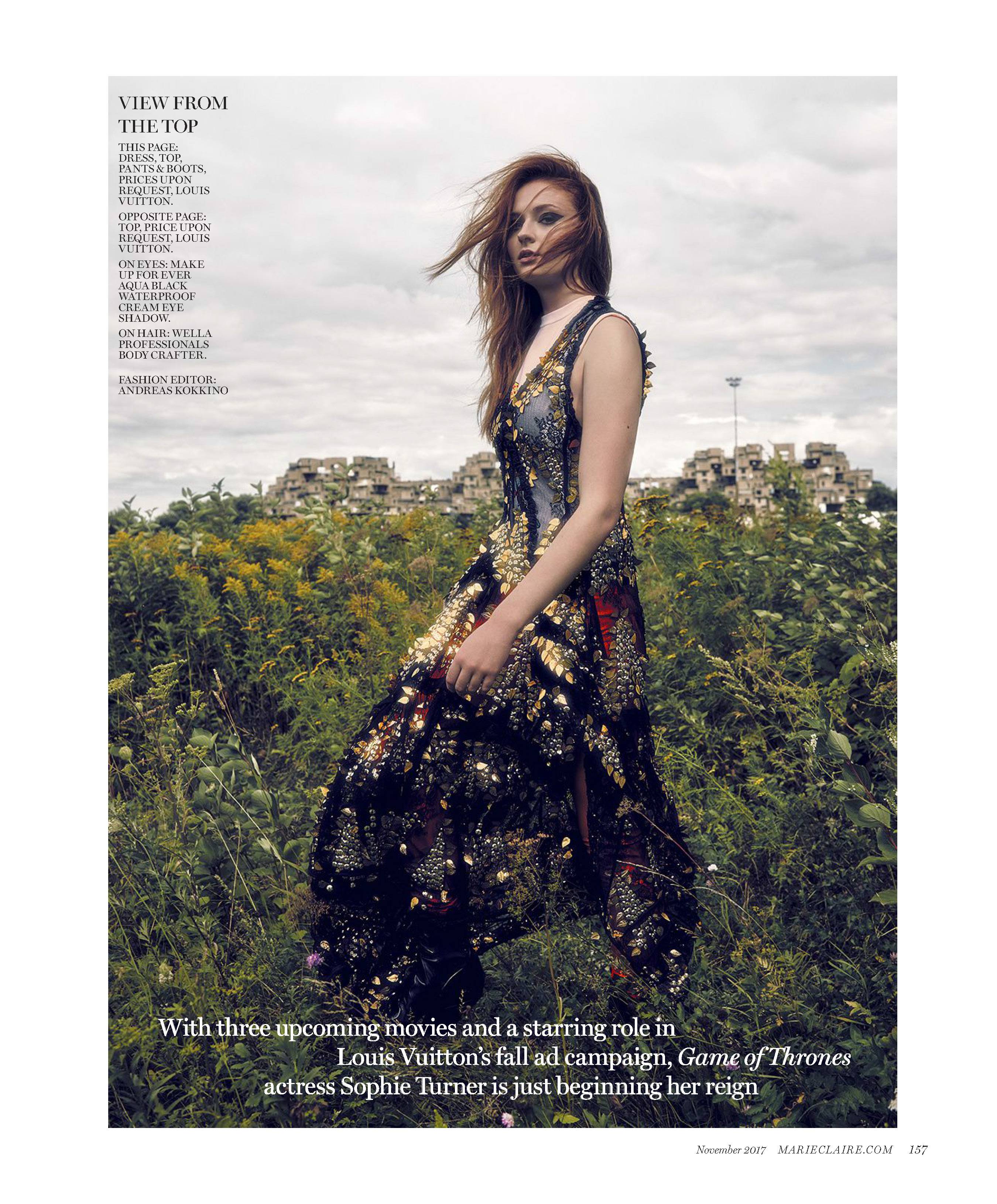 Sophie Turner – Marie Claire USA November 2017