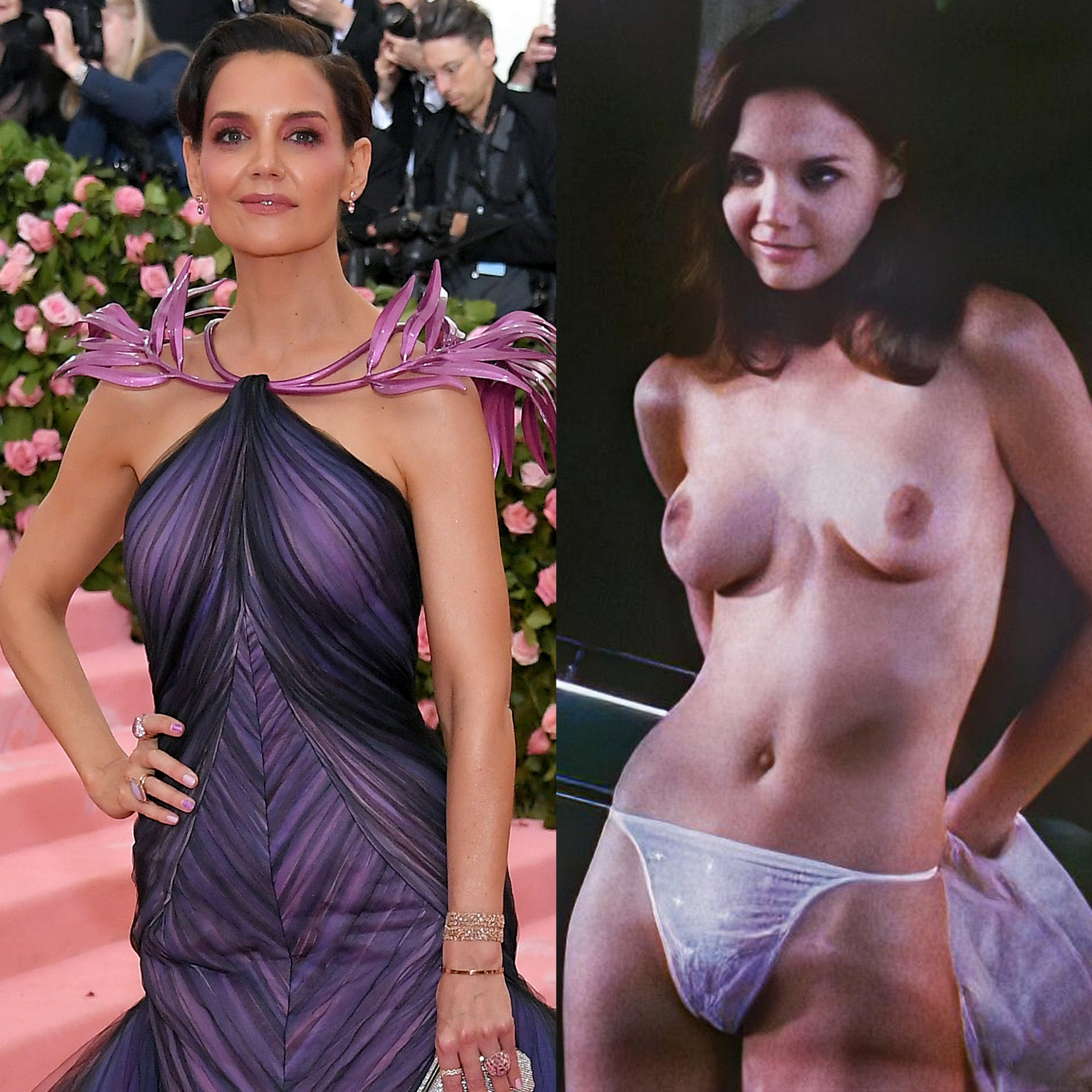 Katie holmes nipple