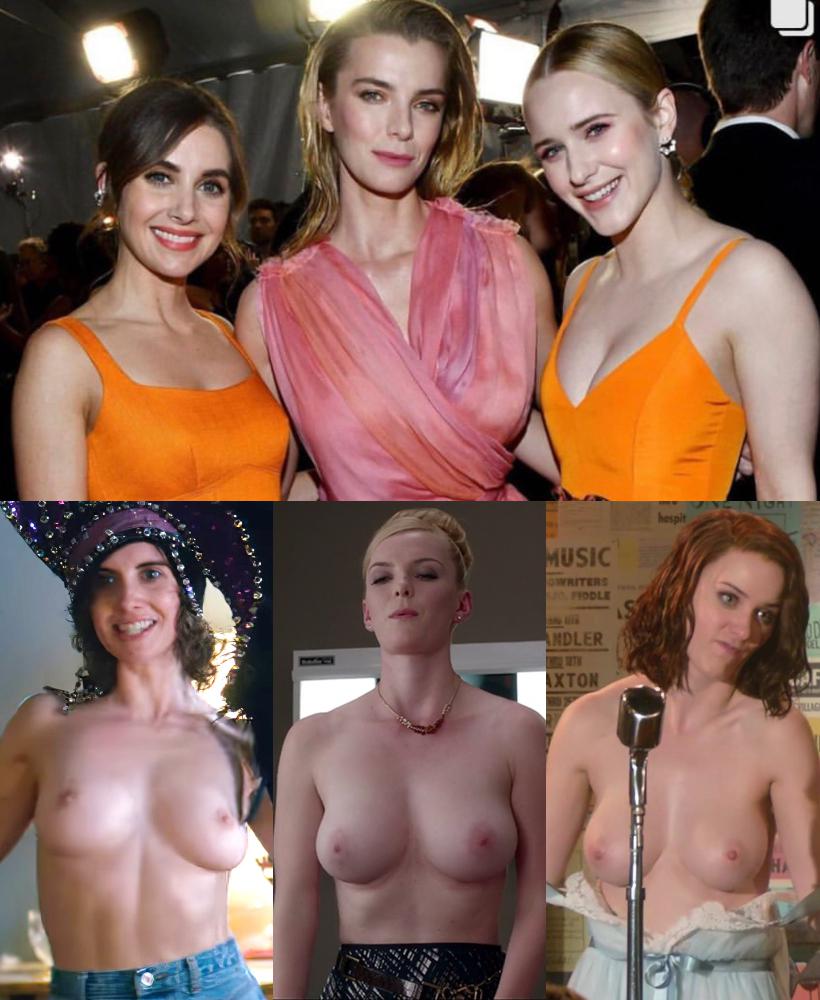 Friends Alison Brie, Betty Gilpin, And Rachel Brosnahan On/Off