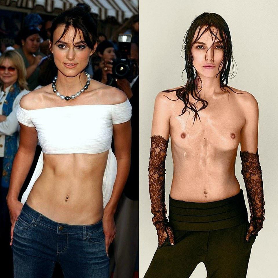 Keira Knightly On/off - Famous Nipple.