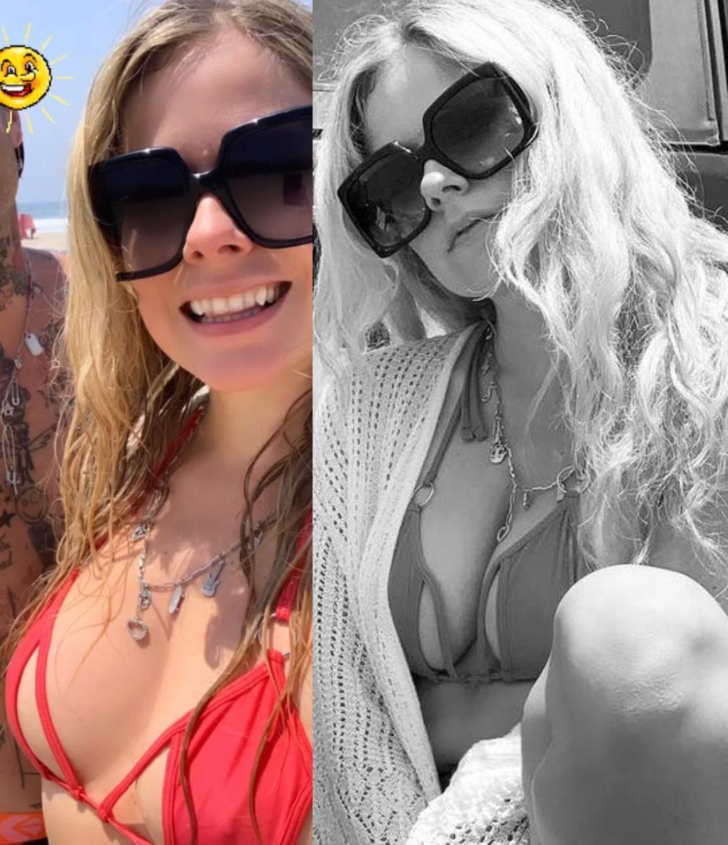 Avril Lavigne’s Bikini Selfies On Her Instagram