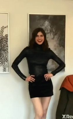 Alexandra Daddario In Black