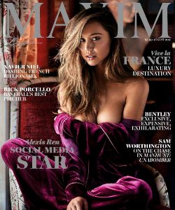 Alexis Ren Looks Smoldering Hot In Maxim’s July Edition