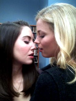 Alison Brie And Gillian Jacobs Getting Intimate