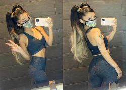 Ariana Grande Booty Mirror Selfies