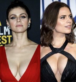 Battle Of Big Breasts And Cleavages: Alexandra Daddario Vs. Hayley Atwell