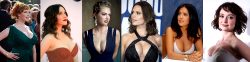 Battle Of The Big Titties: Christina Hendricks Vs Kat Dennings Vs Kate Upton Vs Hayley Atwell Vs Salma Hayek Vs Milana Vayntrub