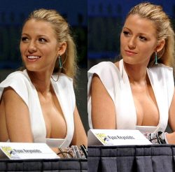 Blake Lively Bursting Out At Comic Con