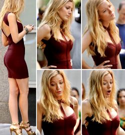 Blake Lively In Iconic Red Dress