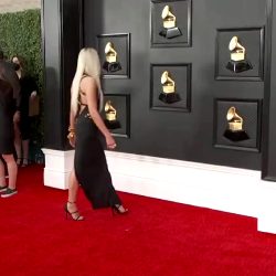 Blonde Dua Lipa At Grammys 2022