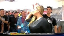 Busty Blonde Meredith Marakovits Gets Soaked In Champagne