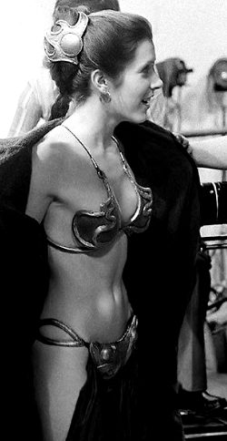 Carrie Fisher…backstage Production Photo Return Of The Jedi