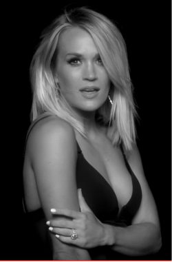 Carrie Underwood Showing Some Rare Cleavage In Her Newest Music Video “Dirty Laundry”