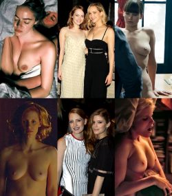 Celebrity Friends On/Off: Emma Stone And Jennifer Lawrence, Jessica Chastain And Kate Mara