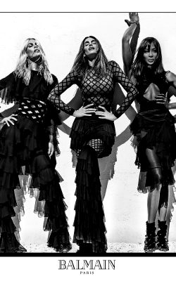 Claudia Schiffer, Cindy Crawford And Naomi Campbell