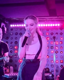 Dove Cameron Bending Over At Her Concert.