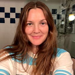 Drew Barrymore Without Makeup Selfie