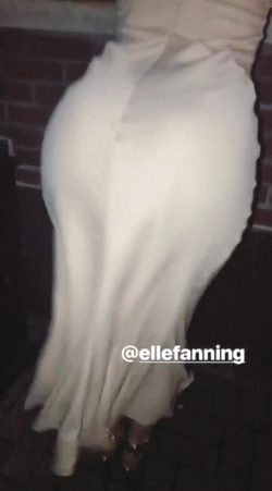 Elle Fanning Shaking Her Ass
