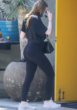 Emma Stone’s Booty Out In LA Today