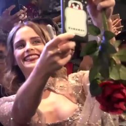 Emma Watson Taking A Selfie With Fans