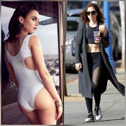 Fit Lily Collins Looks A Stunner