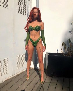 Halsey Dressed As Poison Ivy