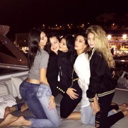 Kendall Jenner, Bella Hadid, Kylie Jenner, Hailey Baldwin And Gigi Hadid