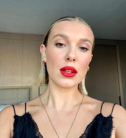 Millie Bobby Brown’s Red Lips Are Perfect