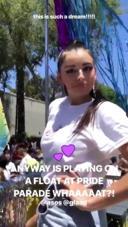 Rebecca Black At Pride
