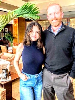 Selena Gomez With Vincent Van Gogh