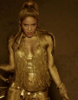Shakira Is A Gold Goddess