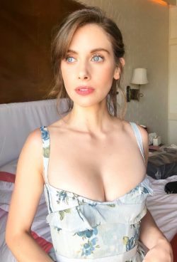 The Cleavage On Alison Brie Though