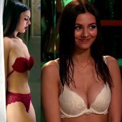 Victoria Justice In A Bra And Panties